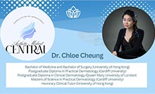 Dr Cheung Kwong Yee Chloe name card 張光怡醫生名片