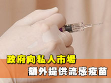 政府向私人市場額外提供流感疫苗
