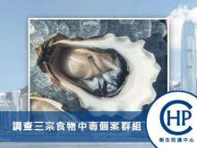 衞生防護中心調查三宗食物中毒個案群組