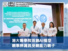 港大醫學院首創AI模型 精準辨識具受精能力精子