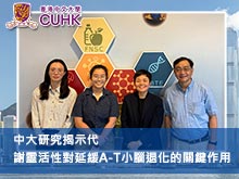 中大研究揭示代謝靈活性對延緩A-T小腦退化的關鍵作用